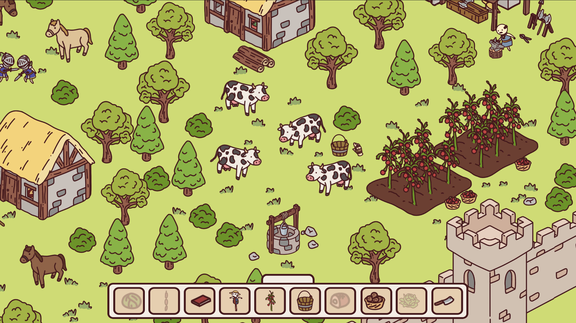 Hidden Doodles: Medieval Town