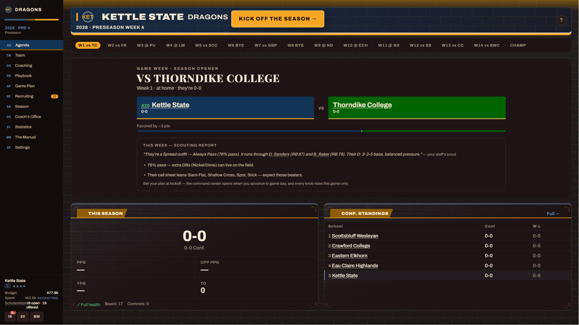 Brick and Banner: College Football Dynasty – Screenshot 4