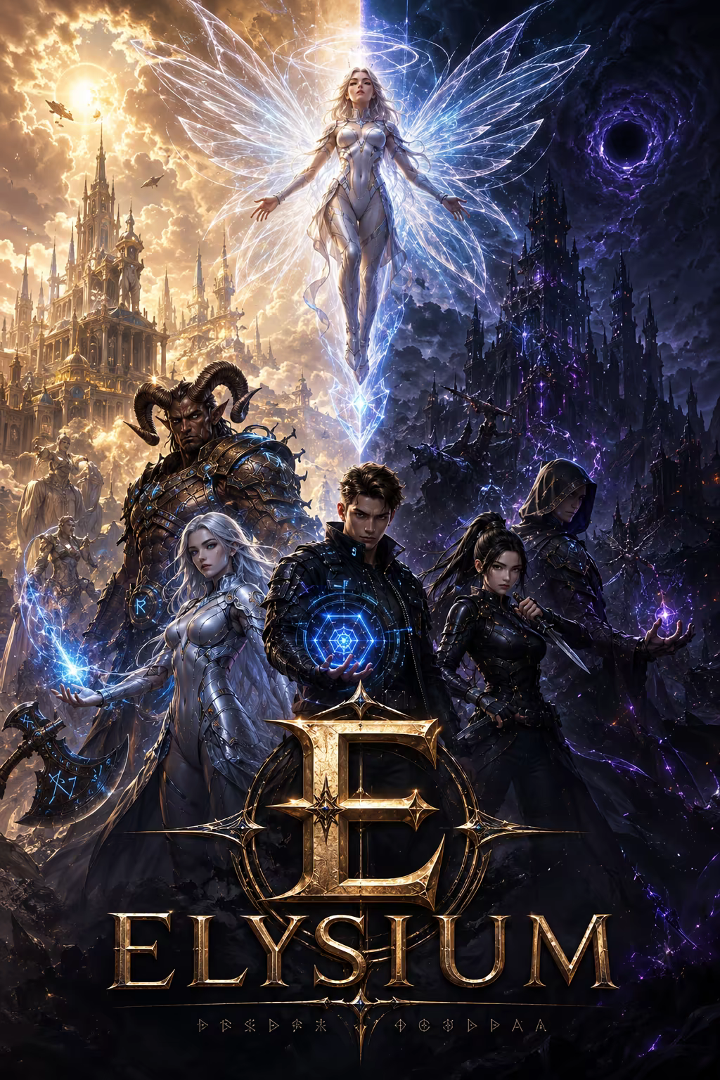 ELYSIUM 4K vertical poster
