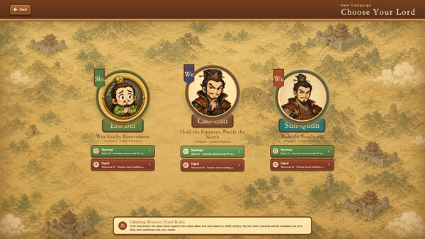 Three Kingdoms: Blood Battle Mahjong screenshot 2