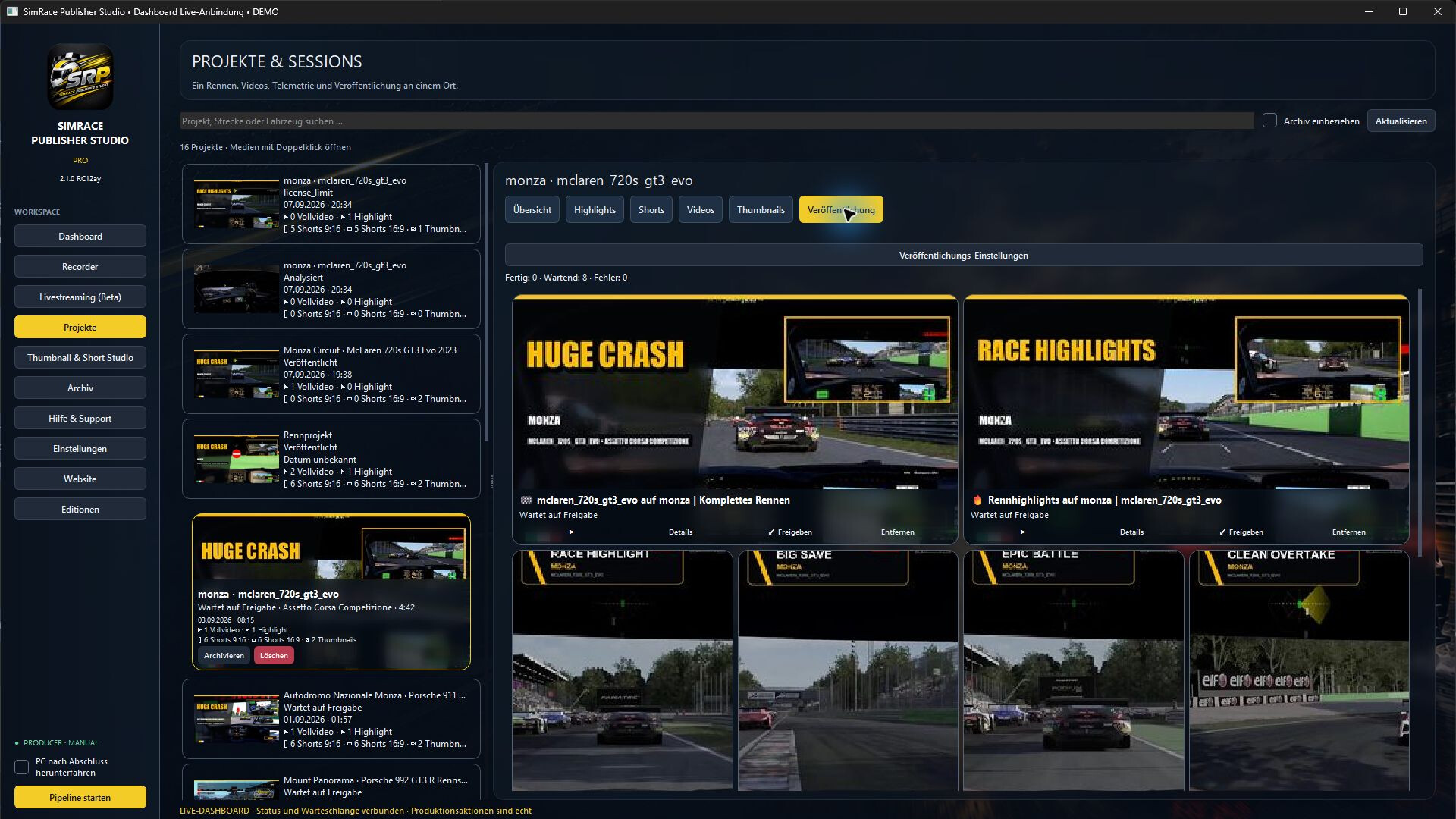 SimRace Publisher Studio screenshot 5