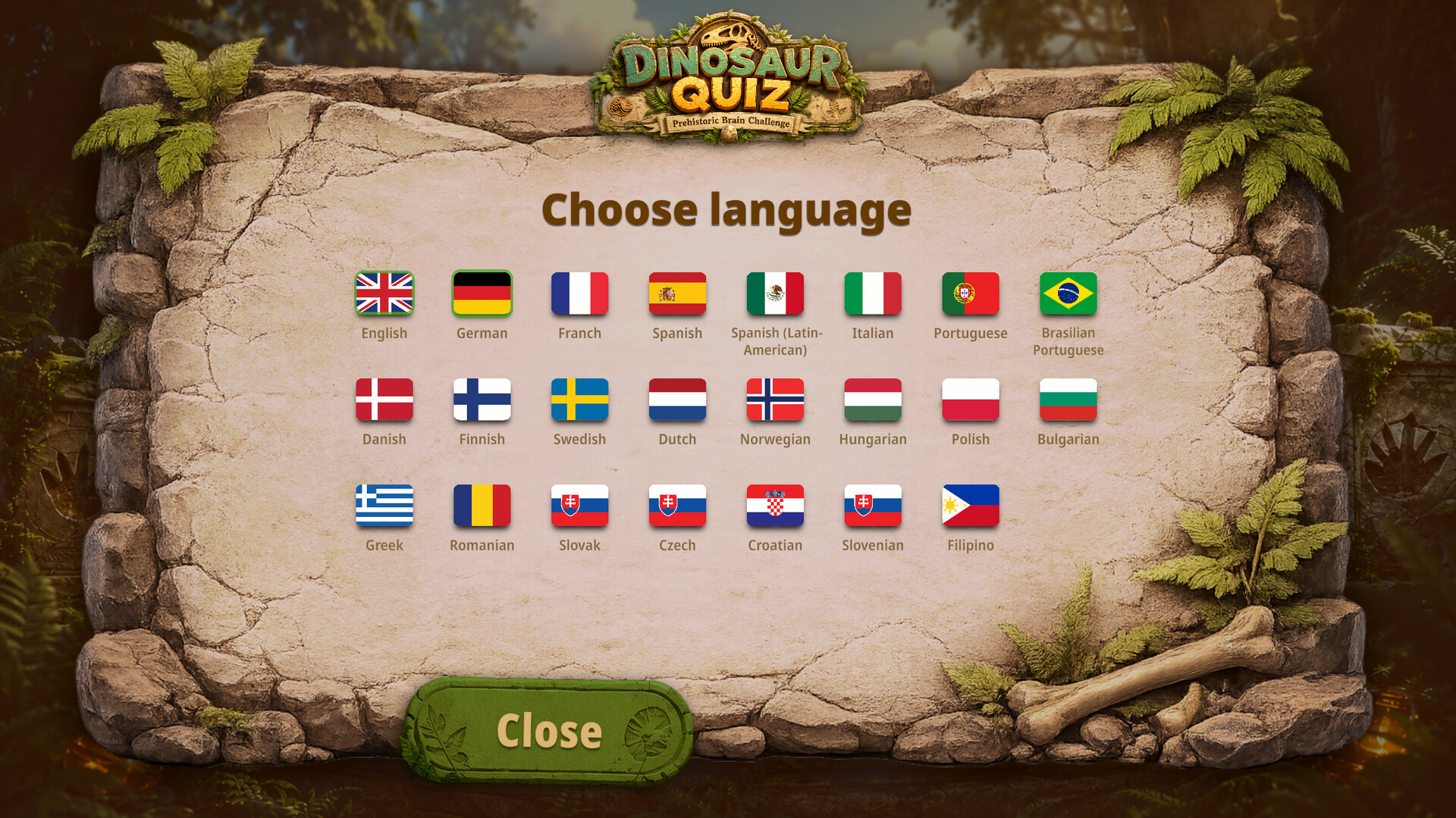 Dinosaur Quiz Trivia - Prehistoric Brain Challenge screenshot #2