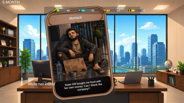 Manager's Decision Screenshot
