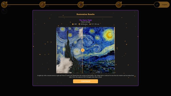 DUSTY CANVAS: Restore the Masterpiece