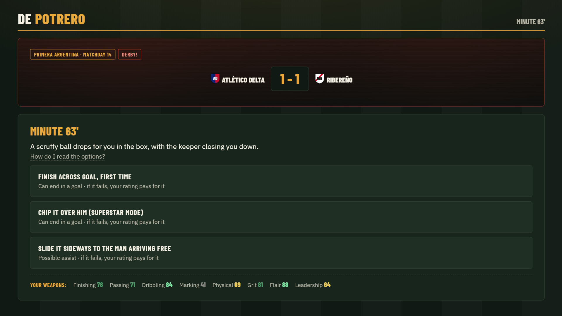 Potrero - Football life sim screenshot #3
