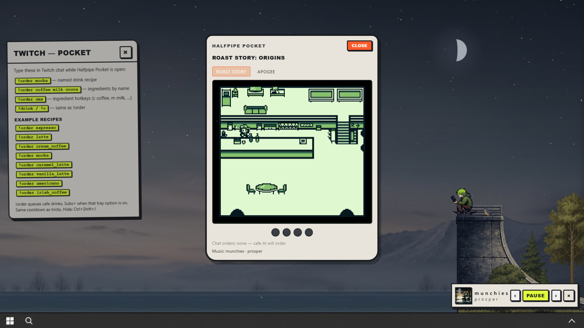 Desktop Halfpipe - Halfpipe Pocket: Roast Storyのスクリーンショット 1