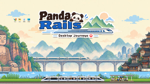 Panda Rails: Desktop Journeys 스크린샷 1