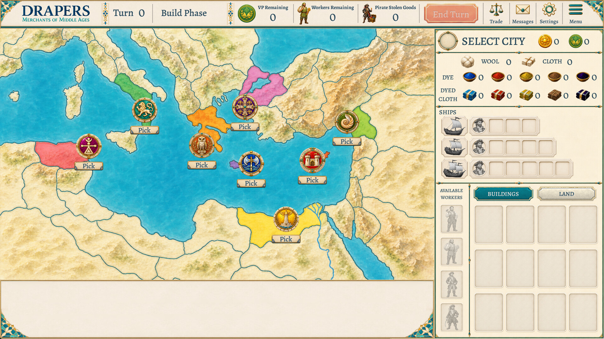Drapers: Merchants of Middle Agesのスクリーンショット 1