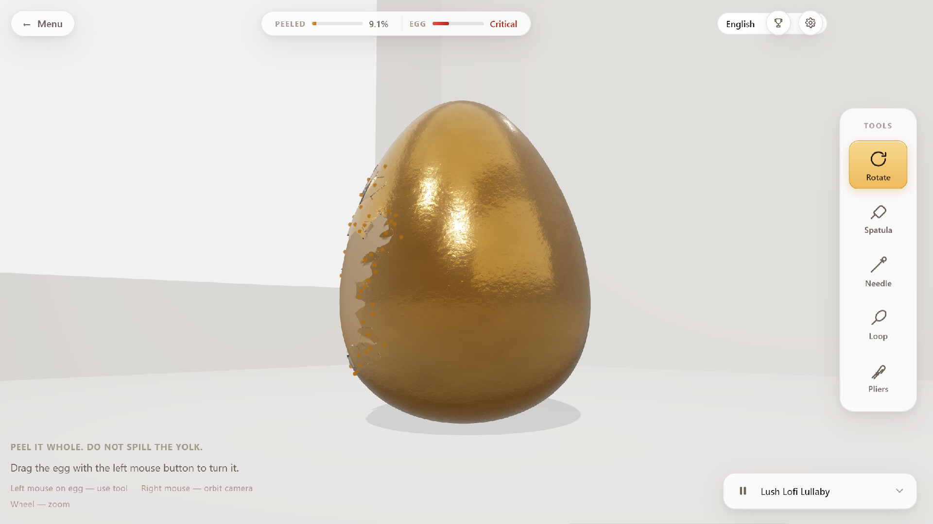 Raw Egg Peeling screenshot #6