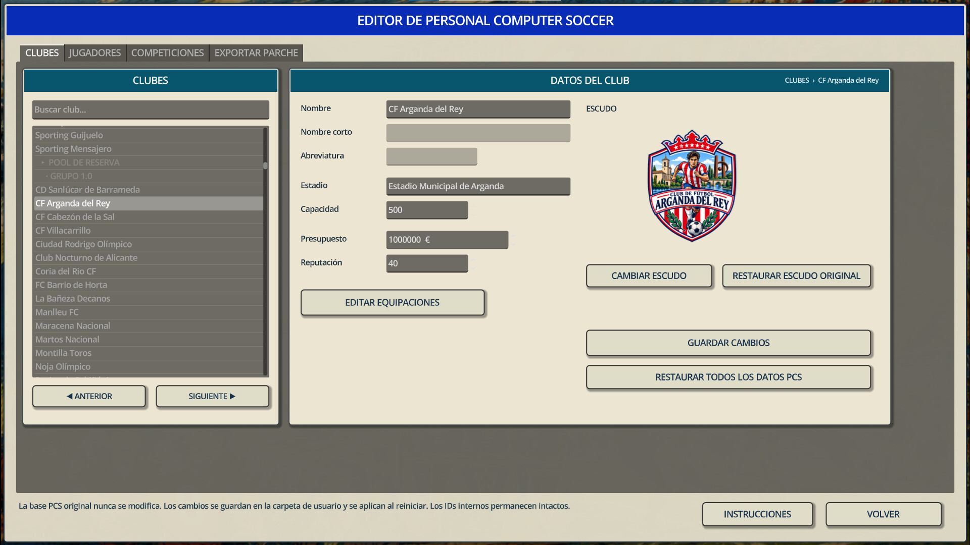 PERSONAL COMPUTER SOCCER by David Minayo screenshot 18