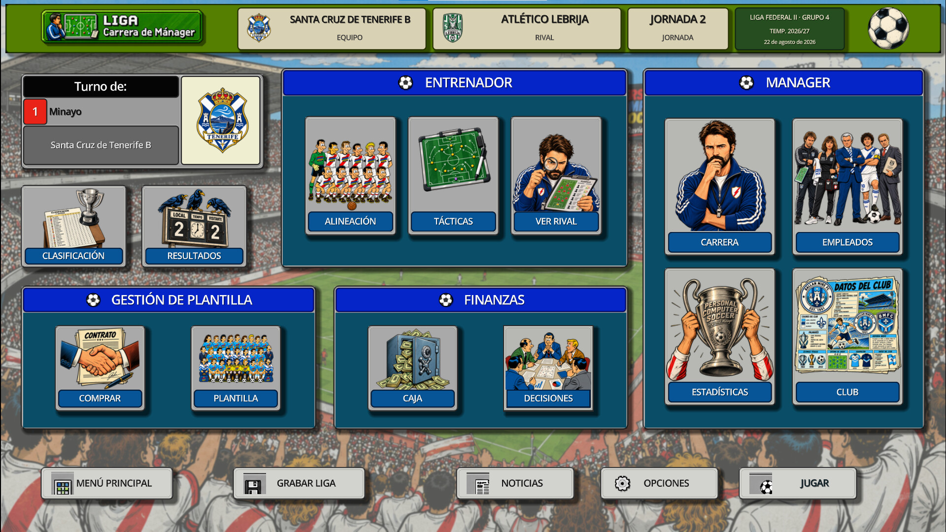 PERSONAL COMPUTER SOCCER by David Minayo screenshot 2