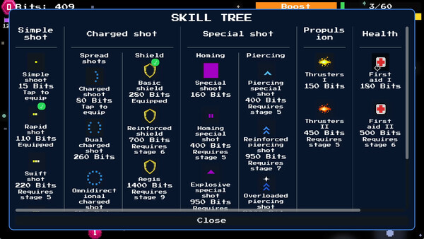 Screenshot of BitVoid