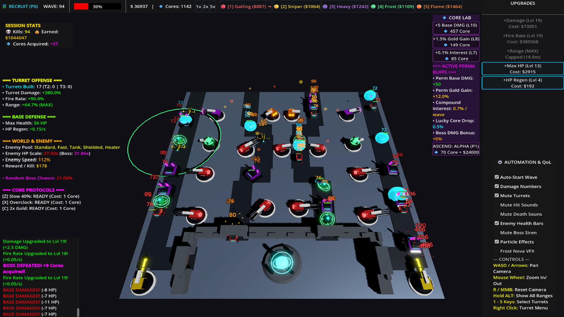Core Idle TD — gameplay screenshot 3