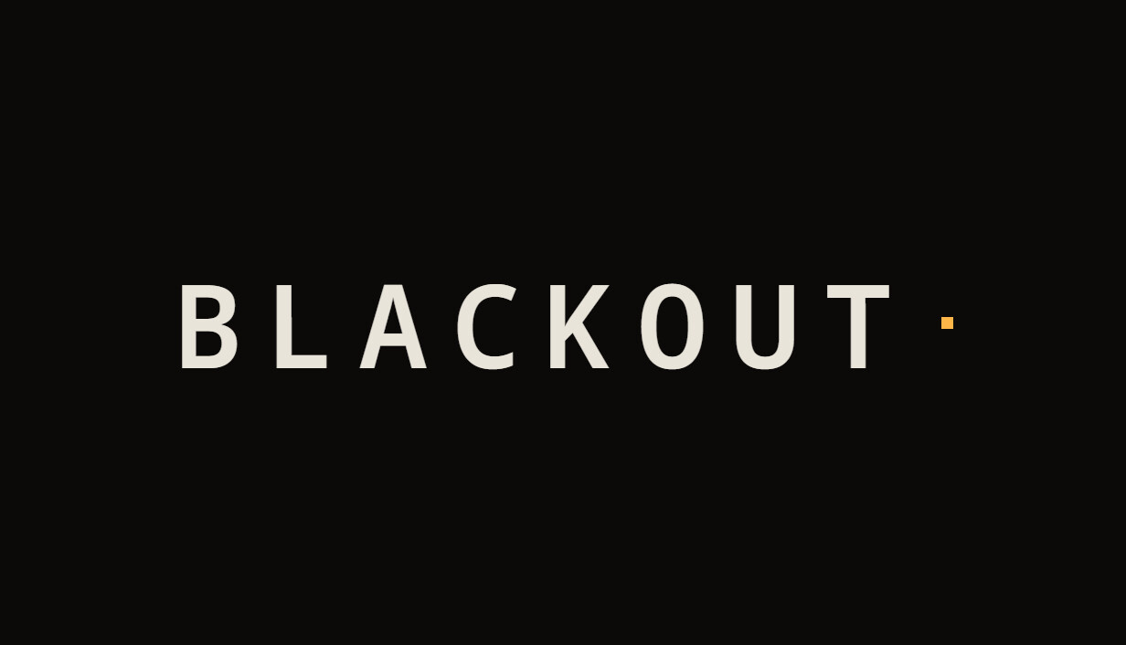 Blackout cover art