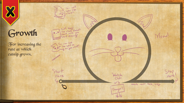 Screenshot z Spell Casting: Meowgically Enhanced Edition