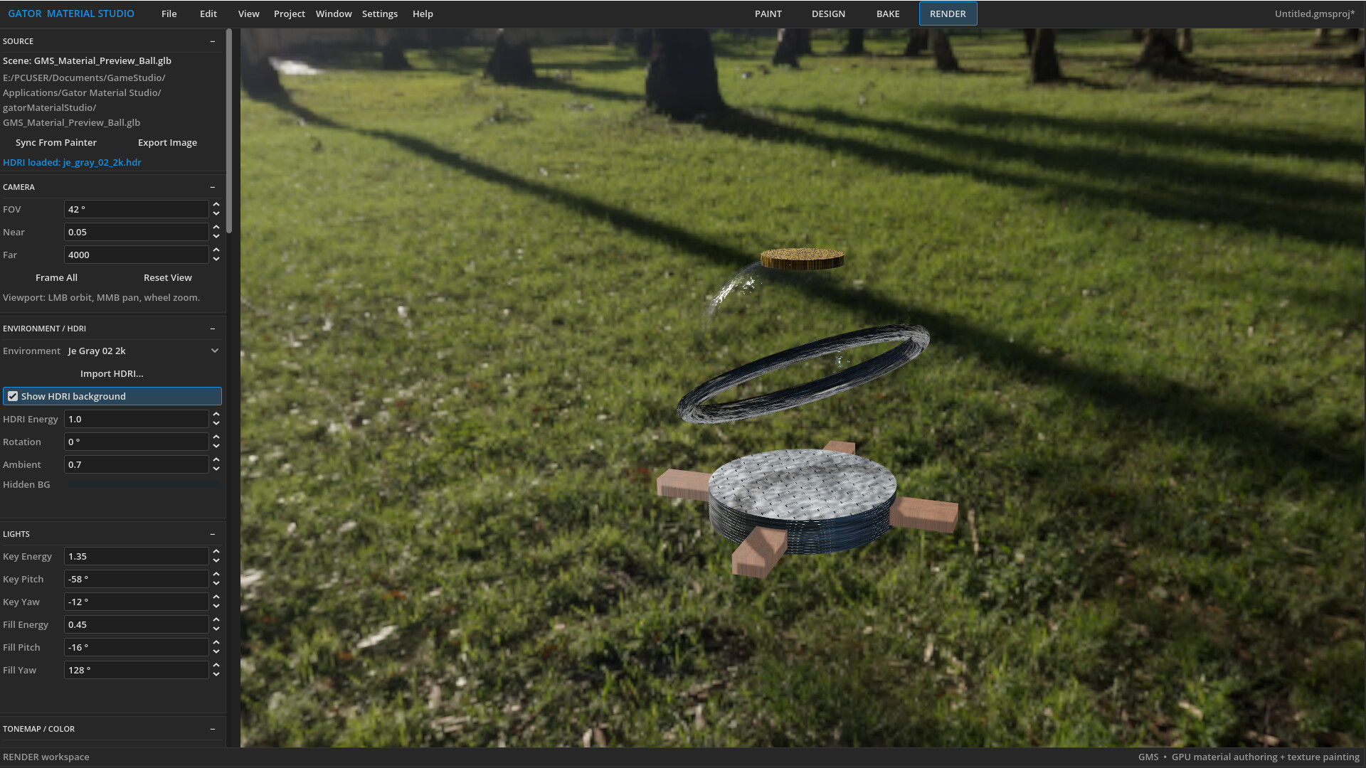 Gator Material Studio screenshot 1