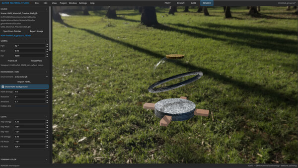 Gator Material Studio screenshot 1