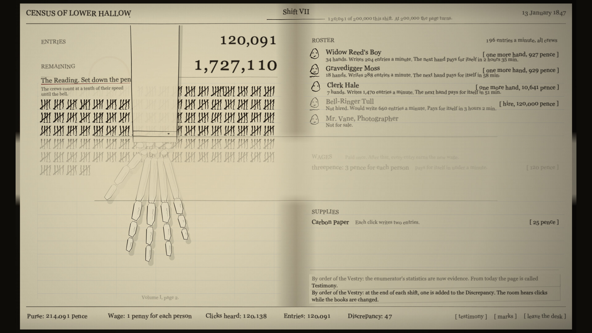 TALLY screenshot #2