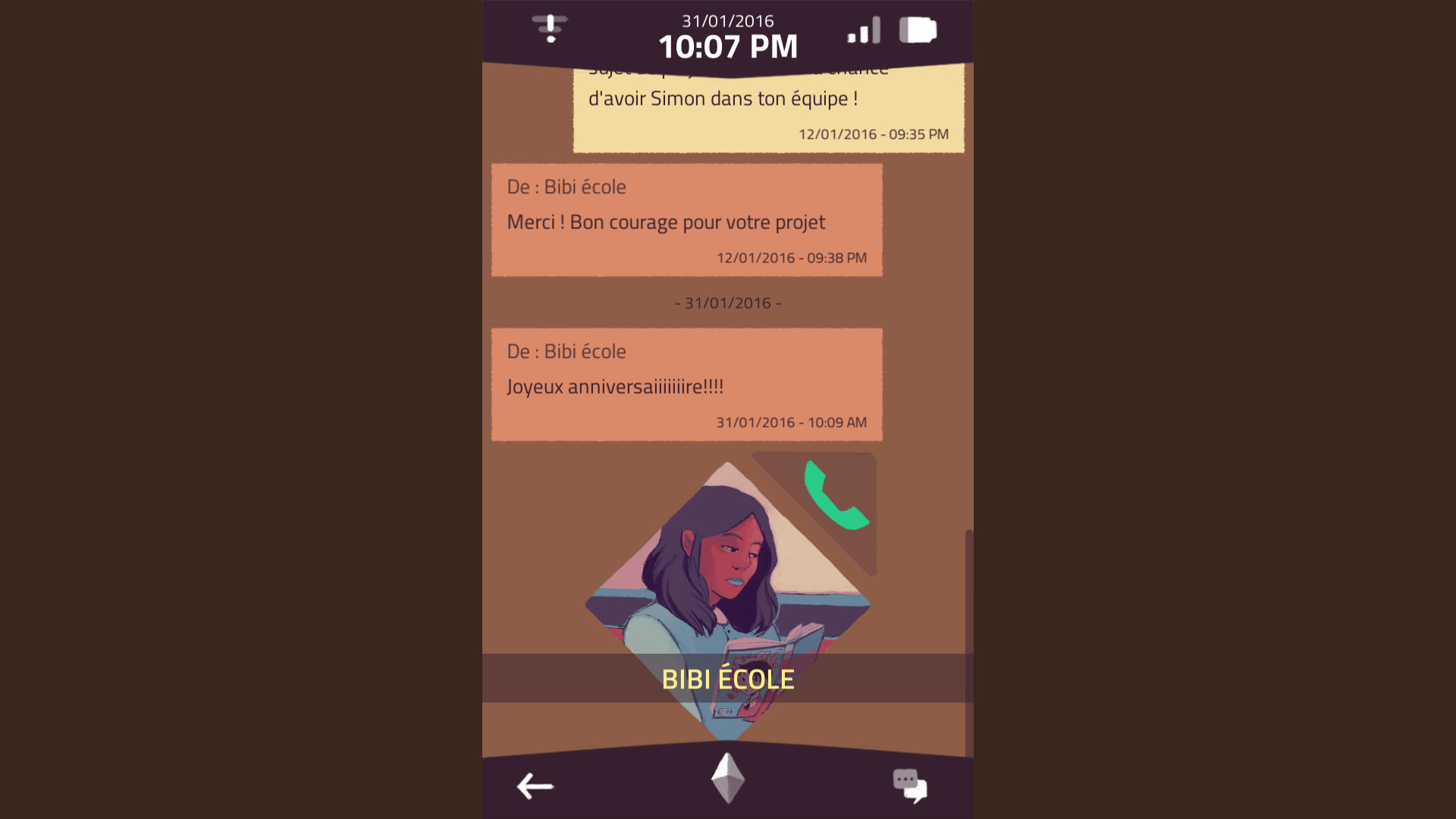 A Normal Lost Phone : capture