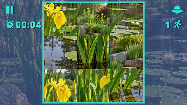 Puzzle Water Flowers screenshot 1