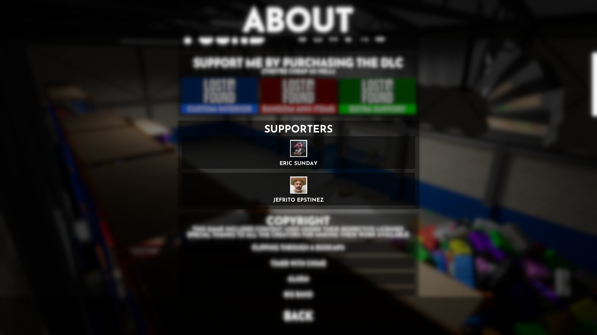 LOST & FOUND - Extra Support