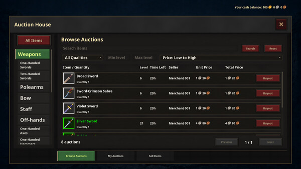 Fantasy Auction House screenshot 2