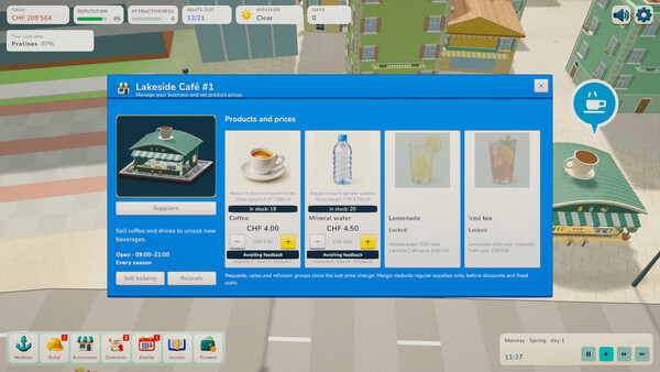 LUGANO BAY TYCOON screenshot 5