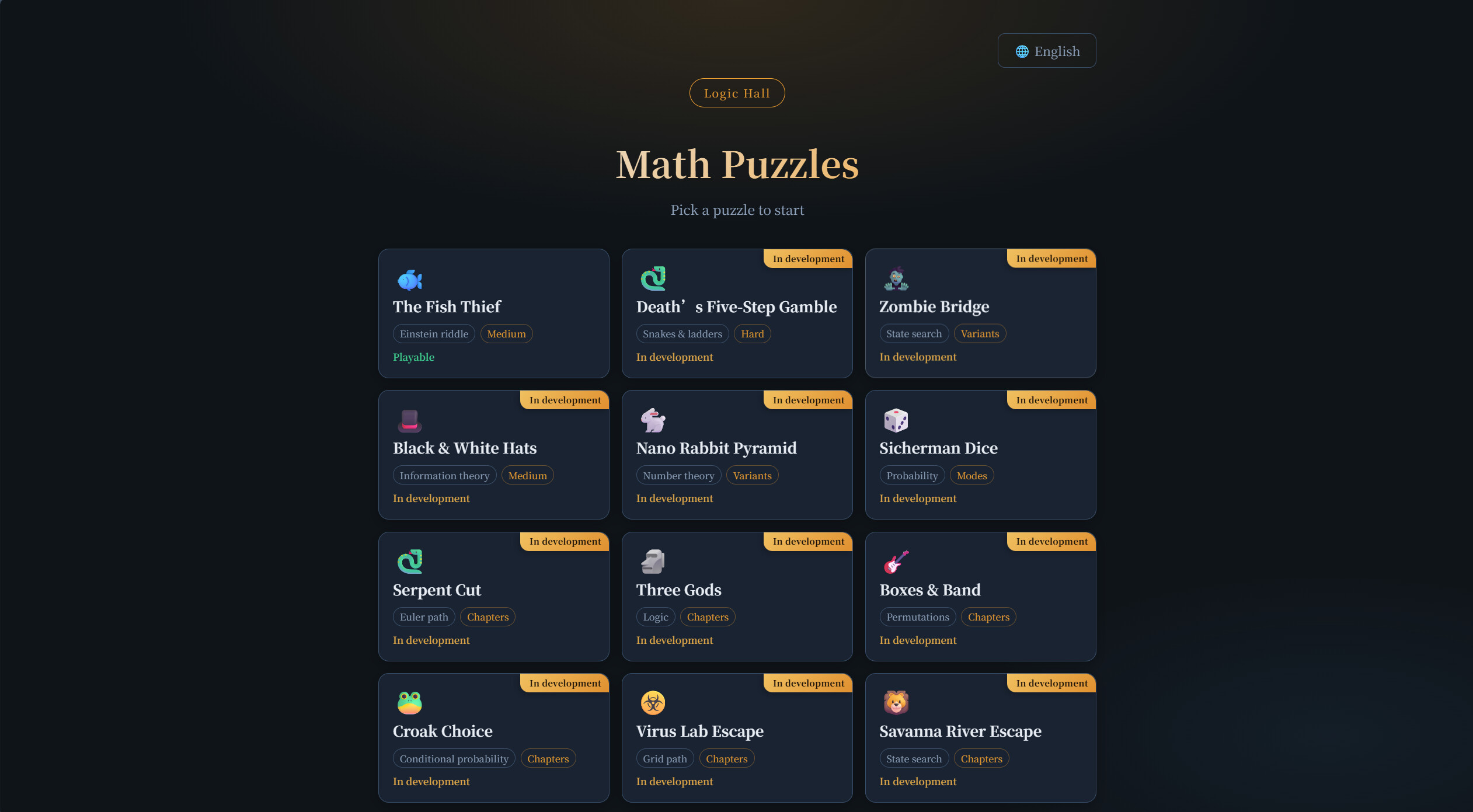 Logic Puzzle Hall