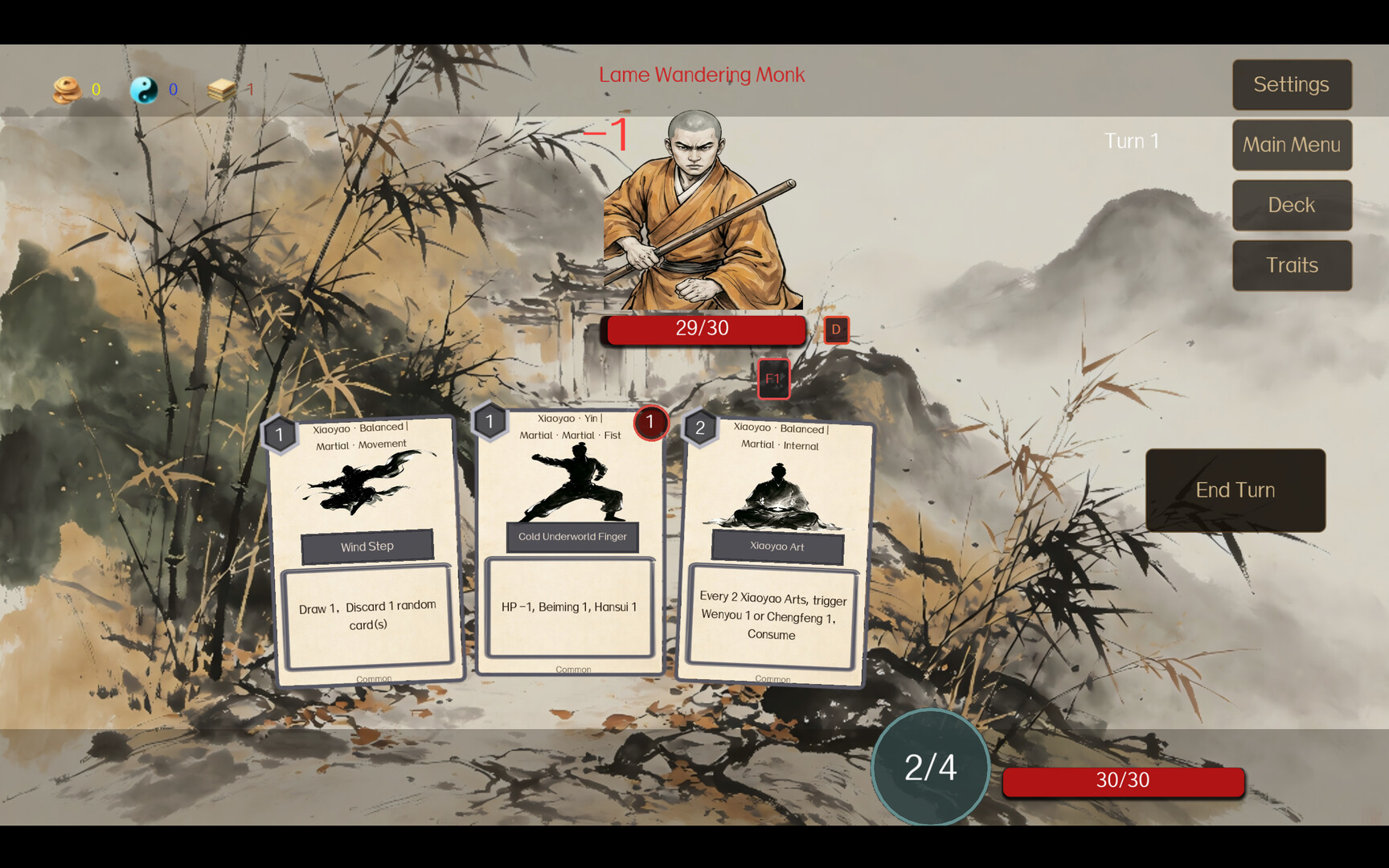 Cloud Song: Wuxia Deckbuilder screenshot #5
