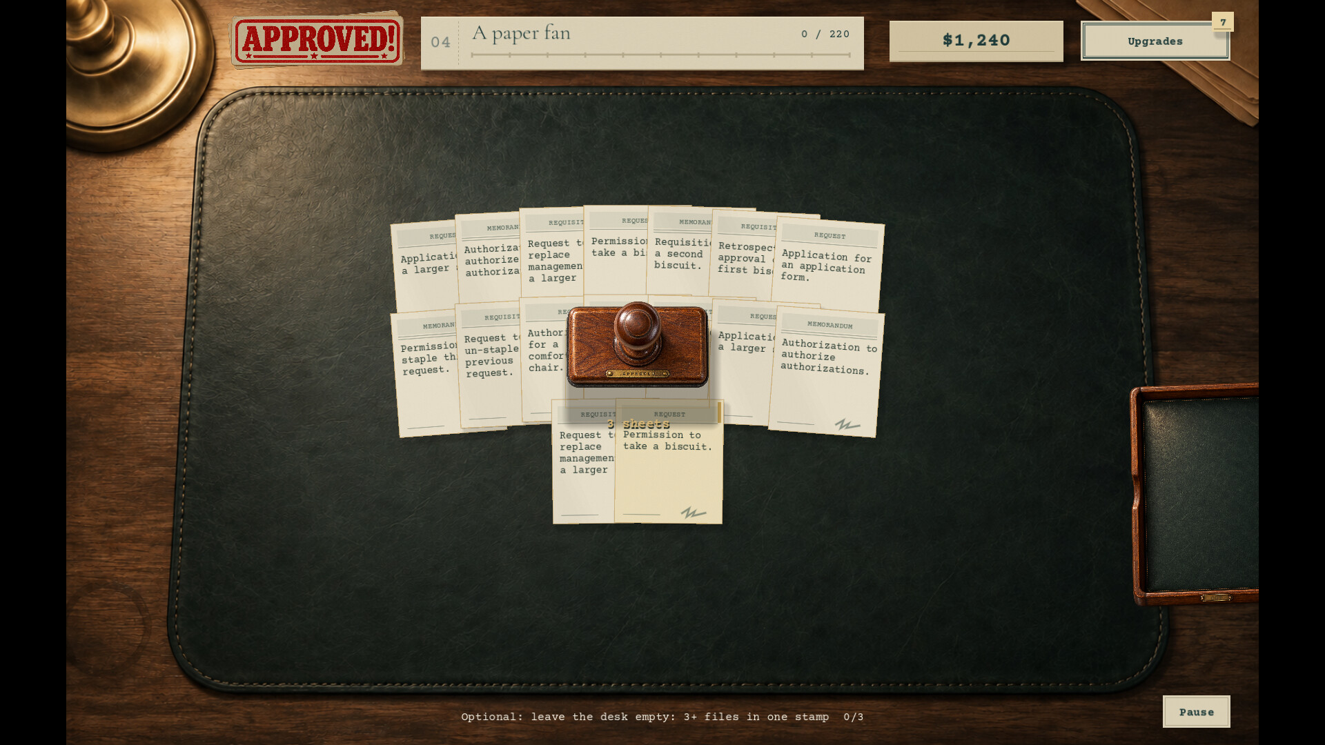 Approved! A Quiet Day of Paperwork screenshot #6