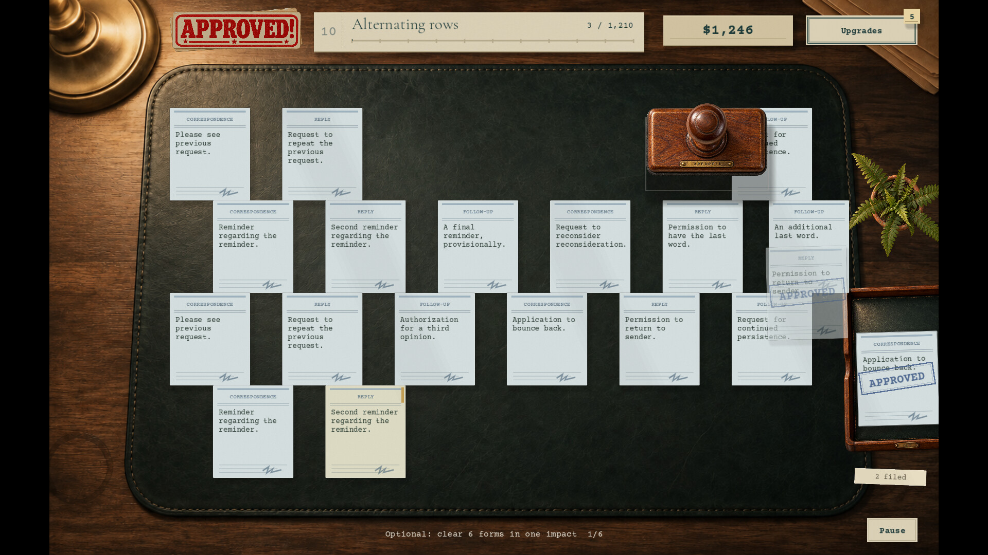 Approved! A Quiet Day of Paperwork screenshot #7