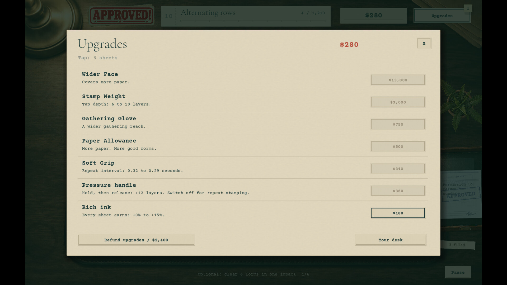 Approved! A Quiet Day of Paperwork screenshot #2