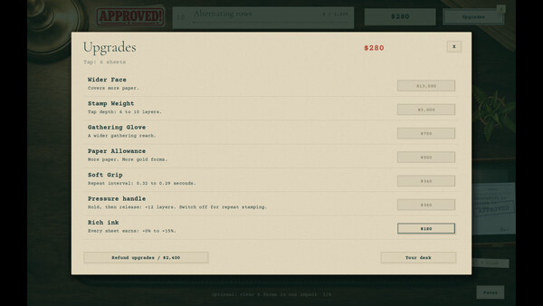 Approved! A Quiet Day of Paperwork 스크린샷 2