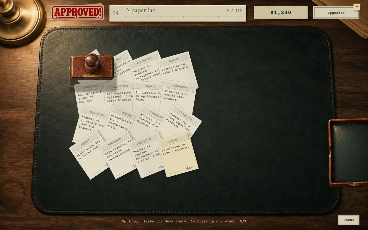 Approved! A Quiet Day of Paperwork video 2