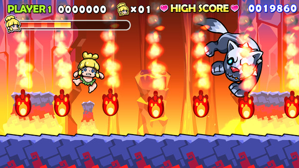 Screenshot z Wonder Boy Returns