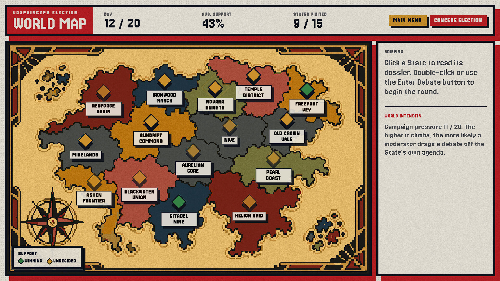 VoxPrinceps: The Political Game screenshot #2