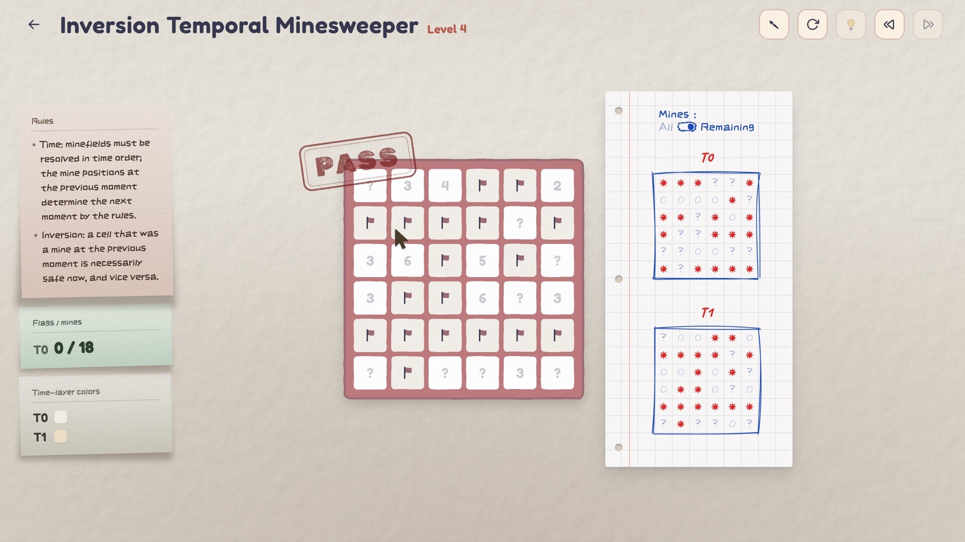 Temporal Minesweeper screenshot #3