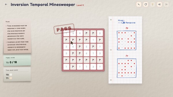 Temporal Minesweeper screenshot 4