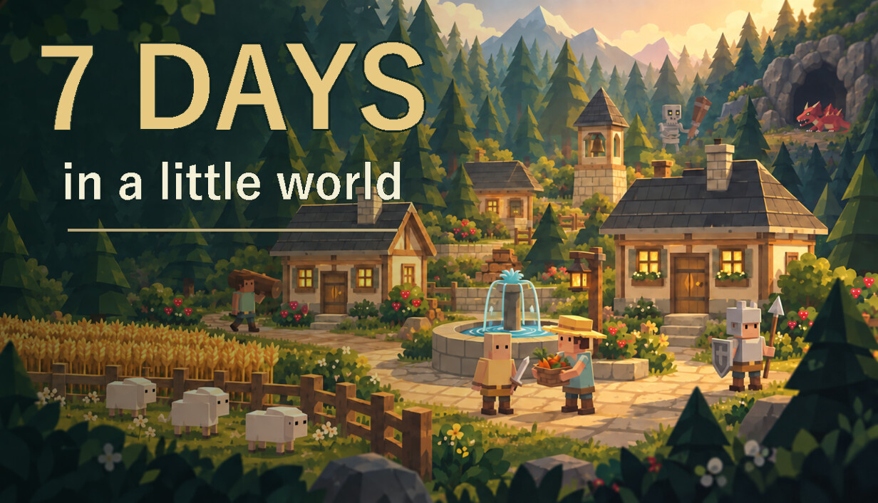 7 days in a little world cover art