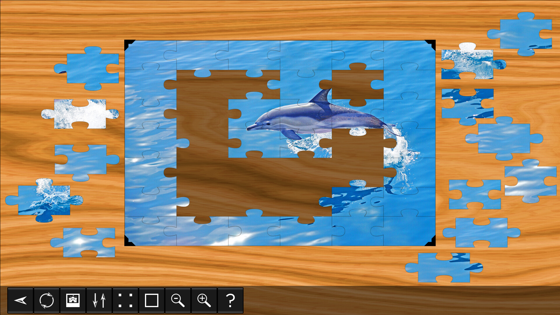 Jigsaw Puzzle World - Dolphins & Whales Screenshot Thumbnail 2