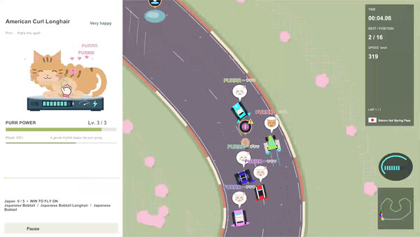 CatPurrEngineRace screenshot 4