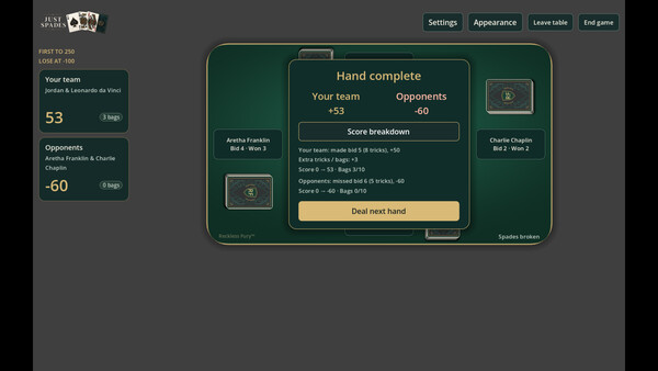 Just Spades screenshot 3