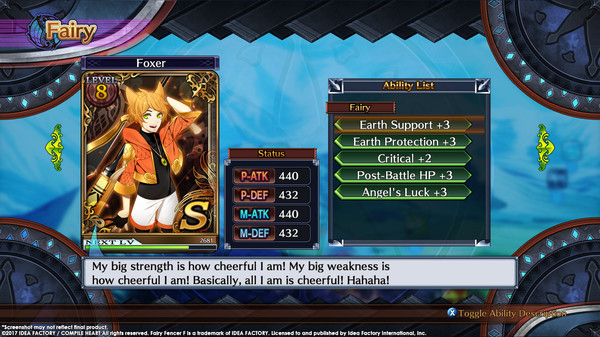 Fairy Fencer F ADF Fairy Set 3: Lars and Foxer