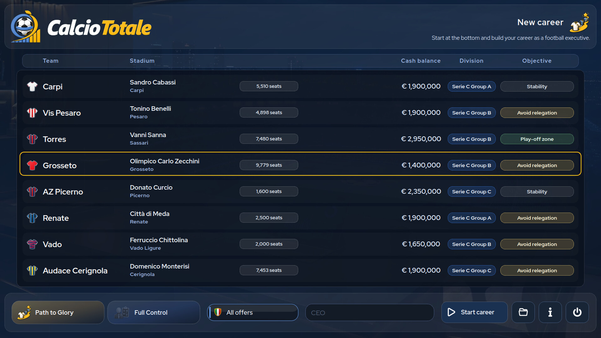 Calcio Totale screenshot #10