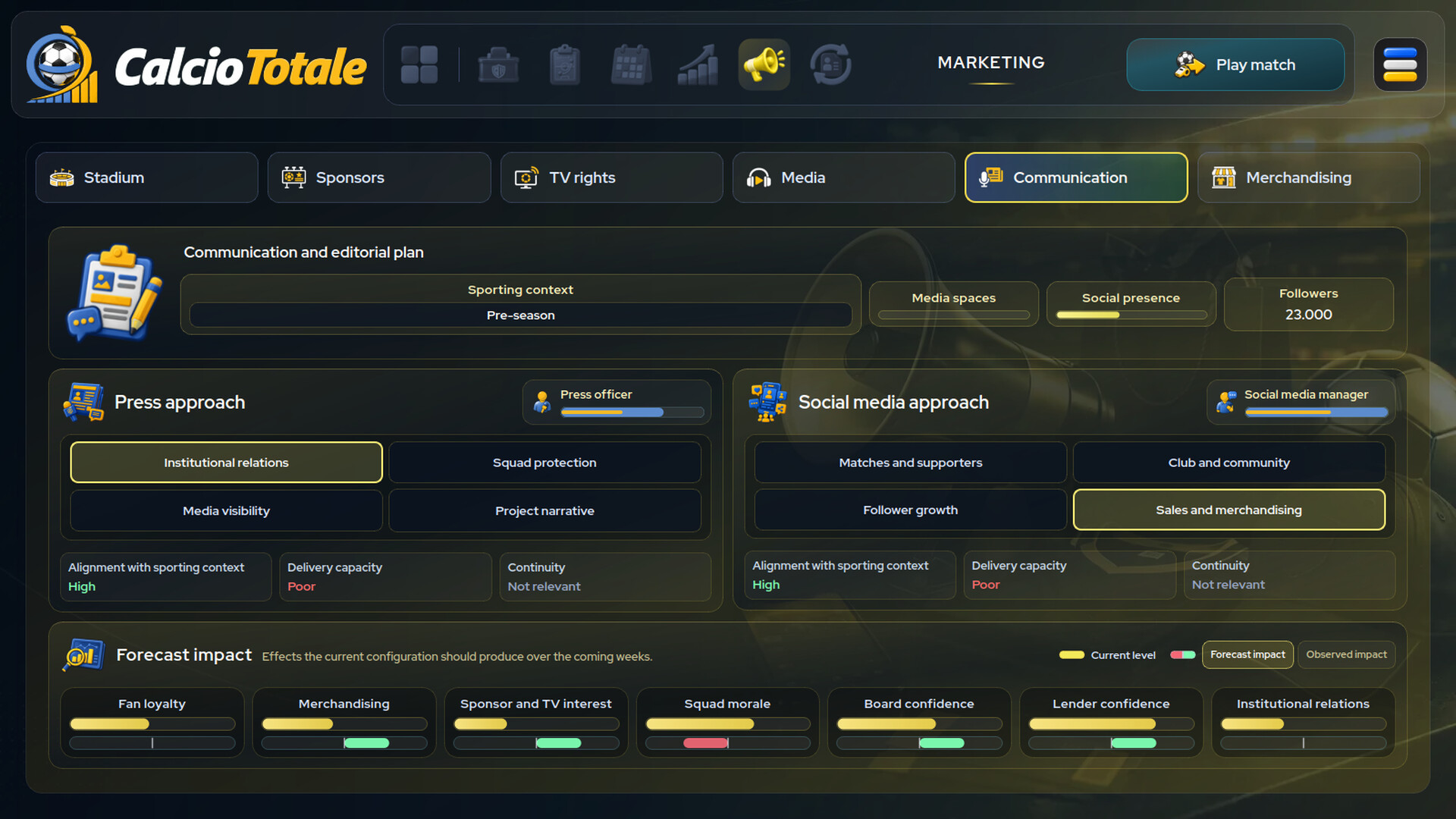 Calcio Totale screenshot #5
