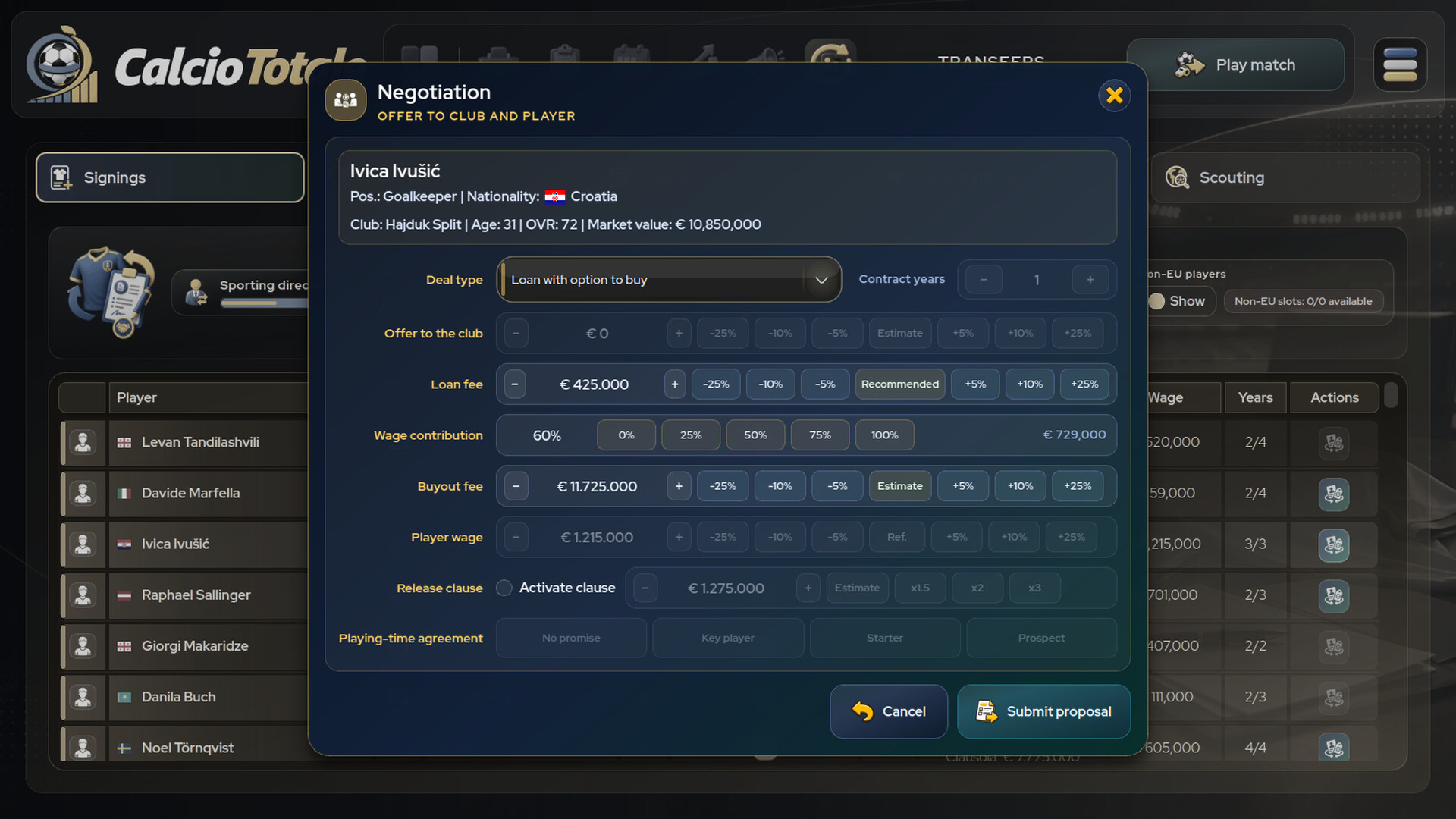 Calcio Totale screenshot #6