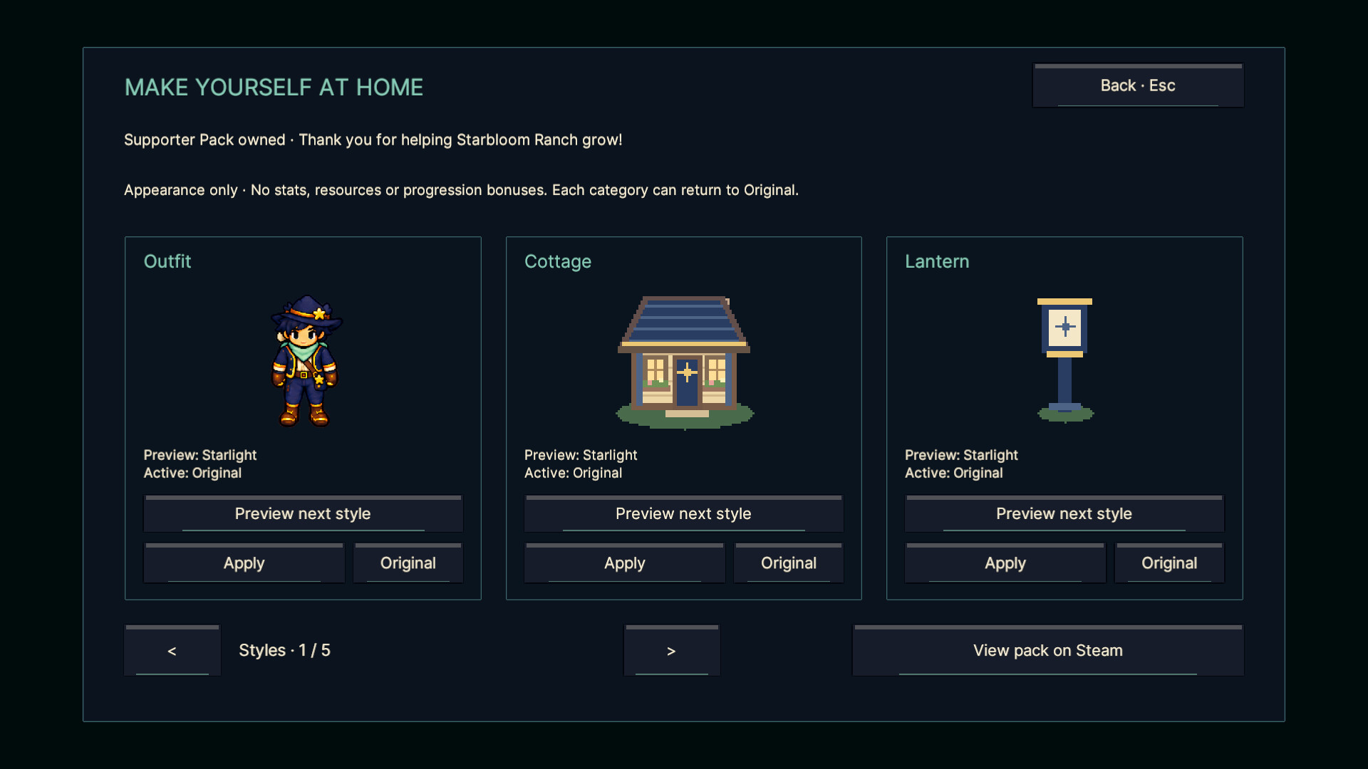Starbloom Ranch - Supporter Pack