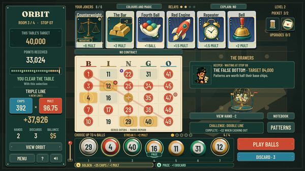 ORBIT: Bingo Roguelite screenshot 2