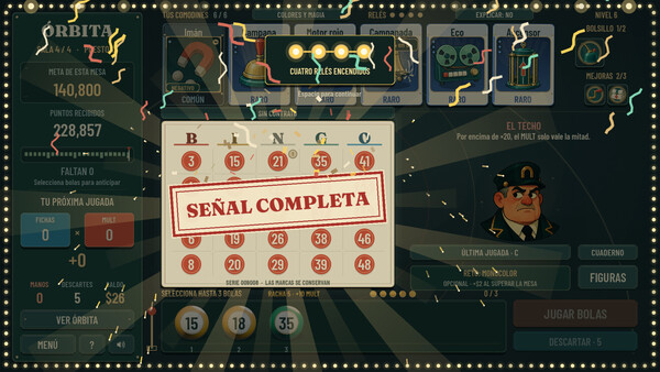 ÓRBITA: Bingo roguelite — 7
