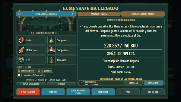 ÓRBITA: Bingo roguelite — 9